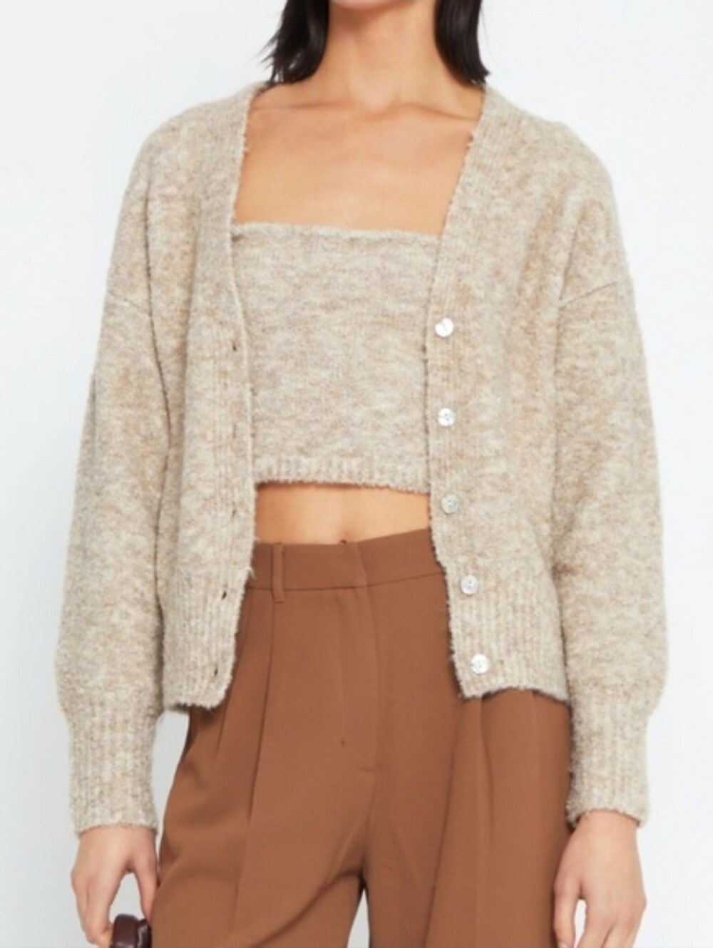 Kourt | Long Sleeve Knit Cardigan Sweater Size XS